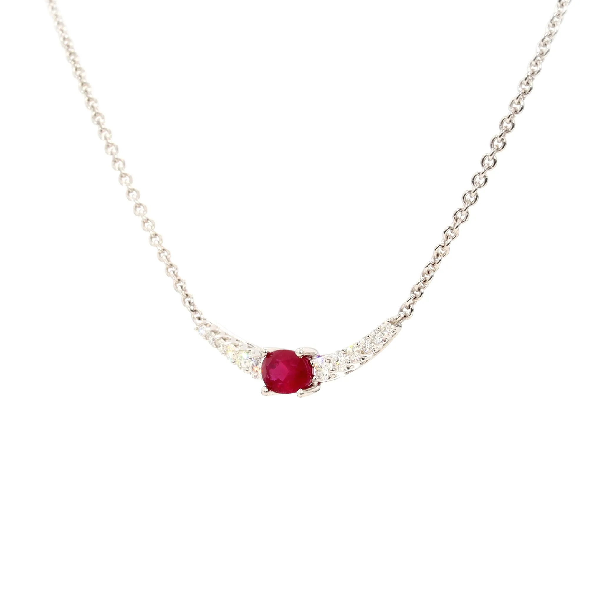 Ruby and Diamond Necklace