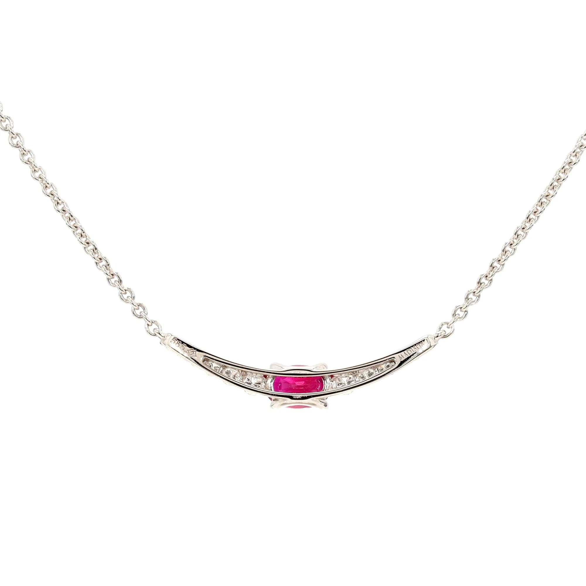 Ruby and Diamond Necklace