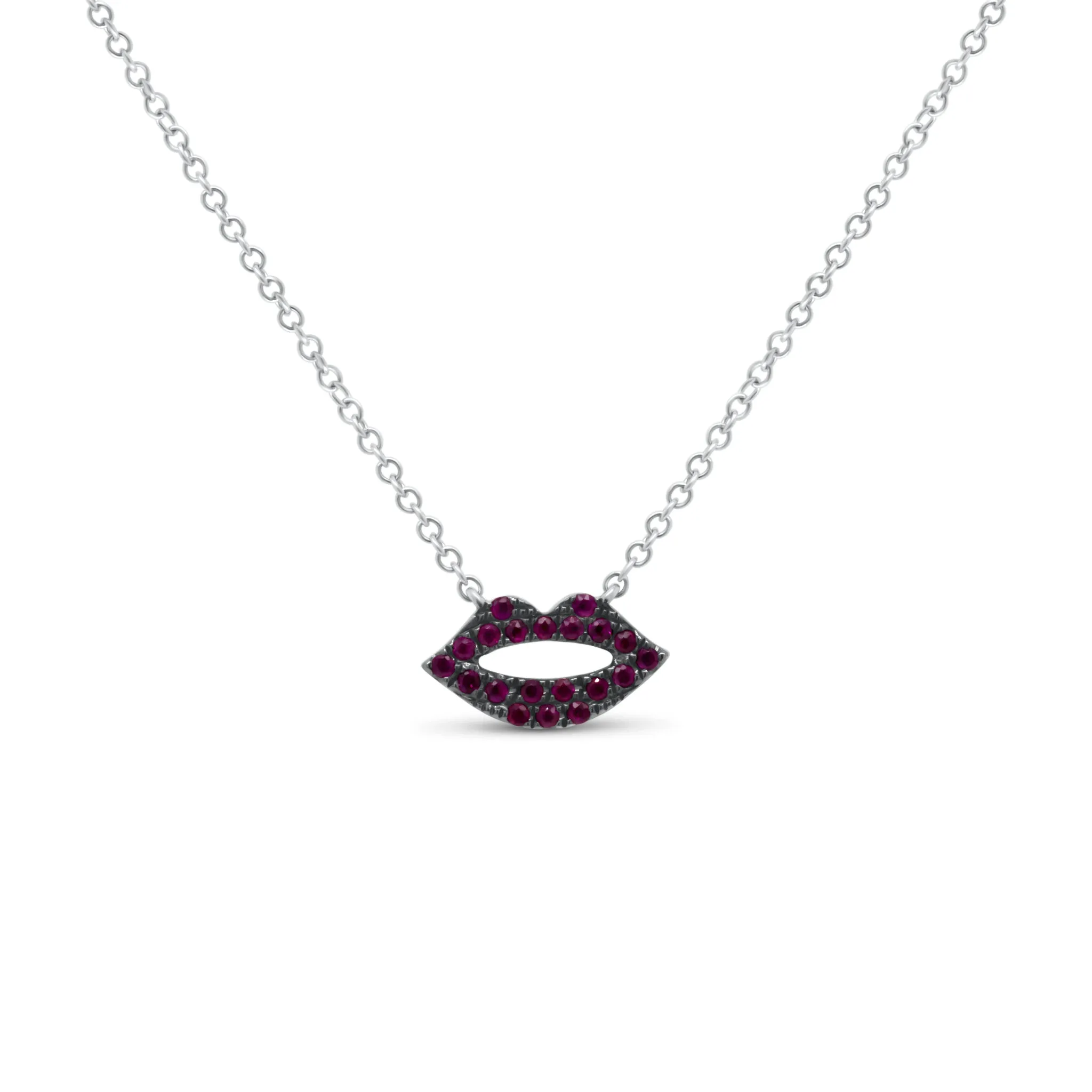 Ruby Lips Pendant