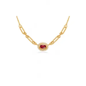 S. Kashi & Sons Ruby Necklace N1319-RYG