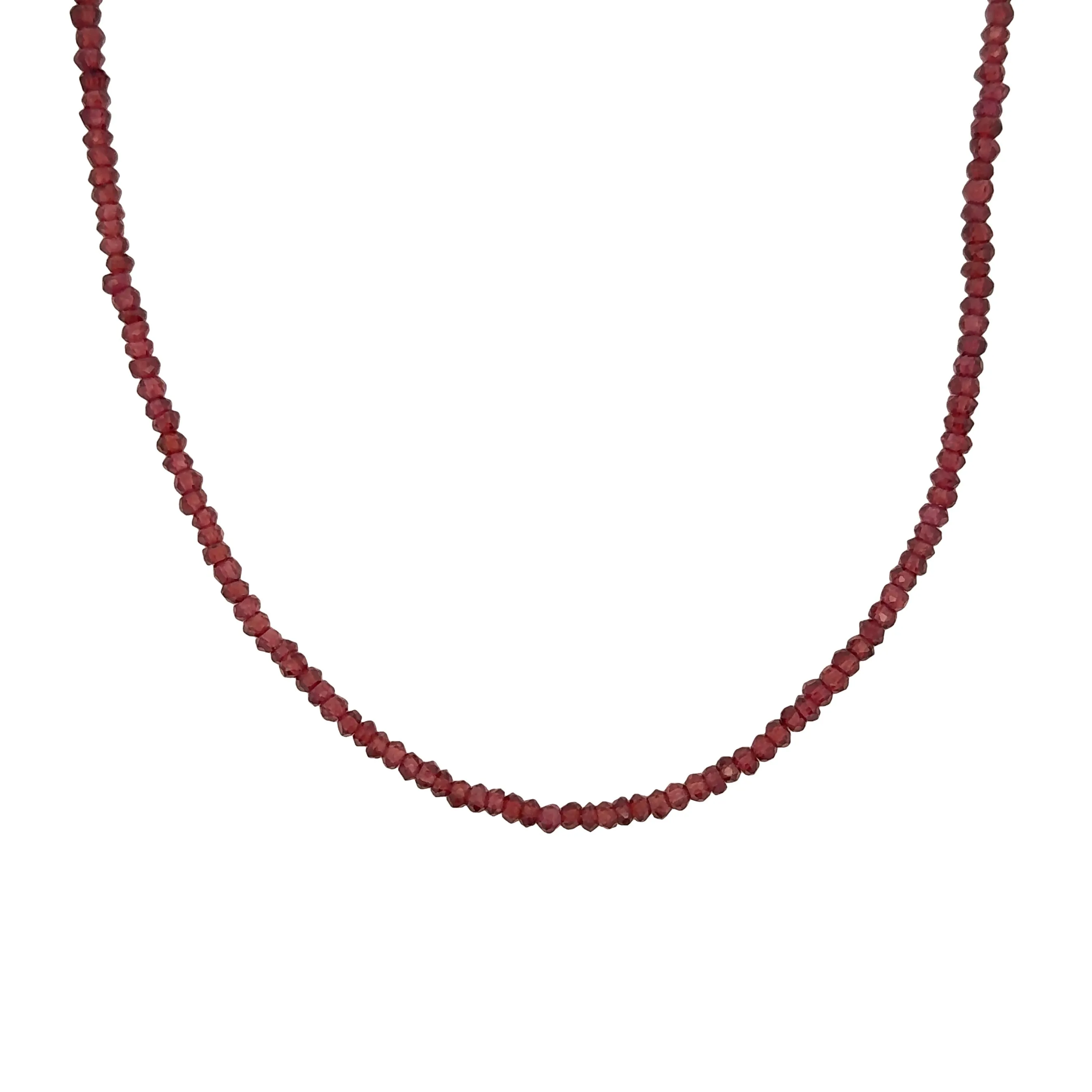 Small Pink Garnet Strand