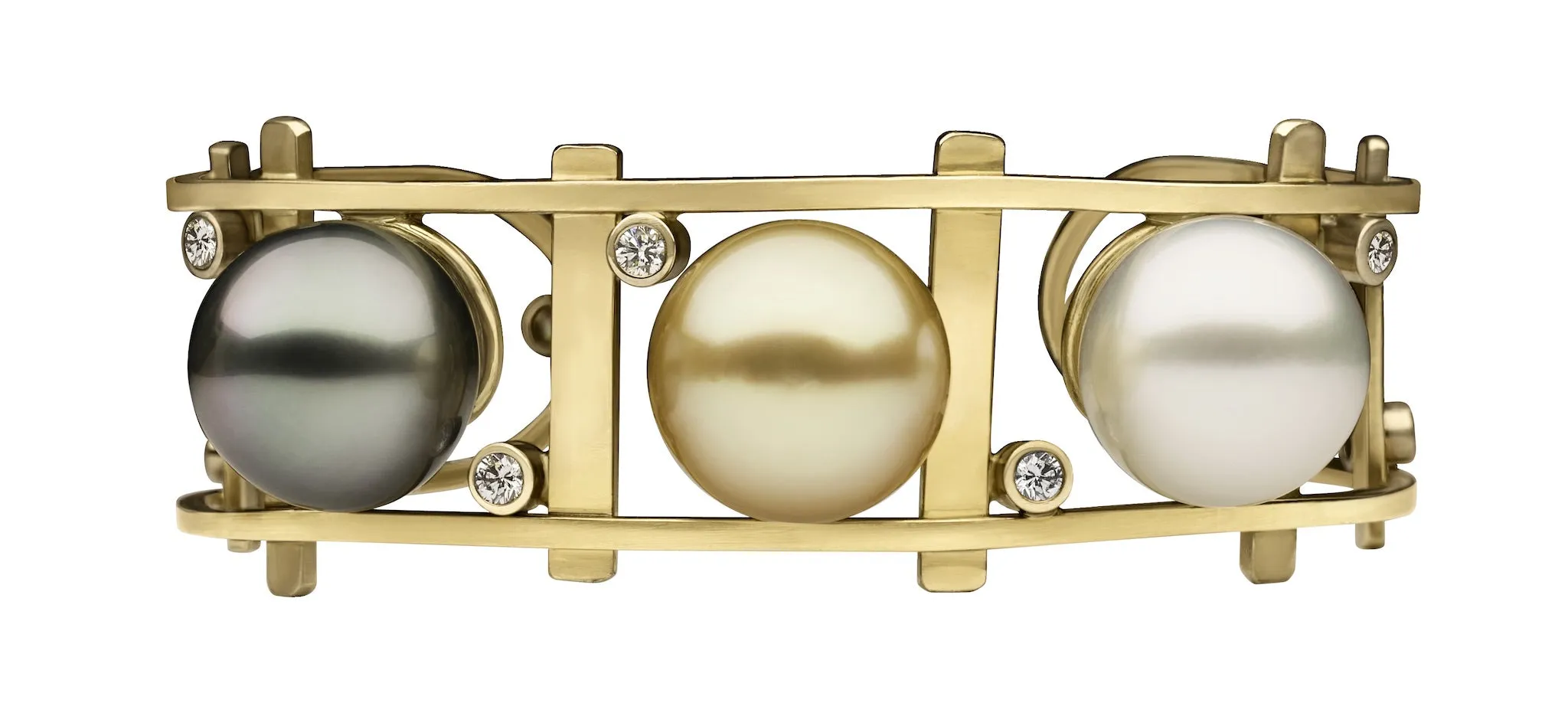 South Sea Pearl Ladder Bracelet