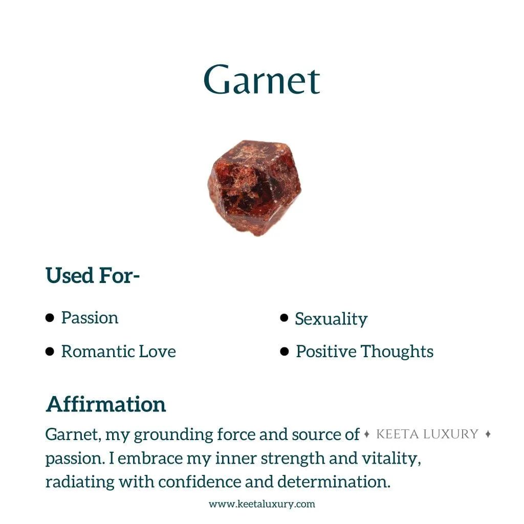 Strengthening Energy - Garnet Bracelets