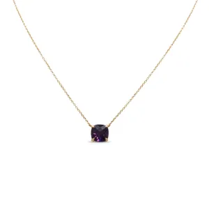 Tiffany Amethyst Sparkler Pendant On Integral Necklace