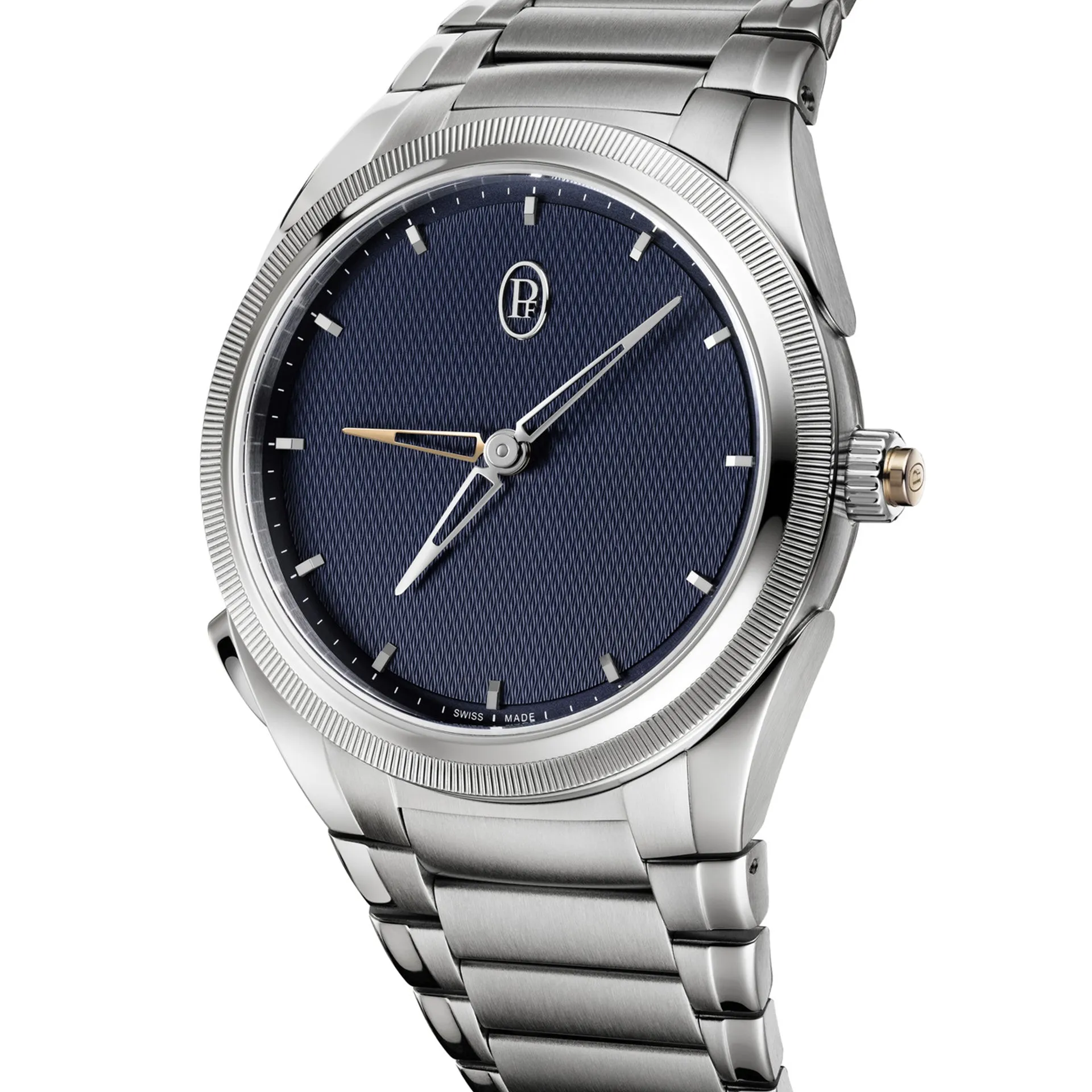 TONDA PF GMT RATTRAPANTE STEEL PLATINUM MILANO BLUE