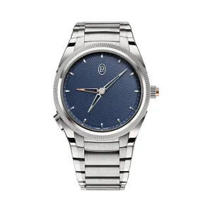 TONDA PF GMT RATTRAPANTE STEEL PLATINUM MILANO BLUE