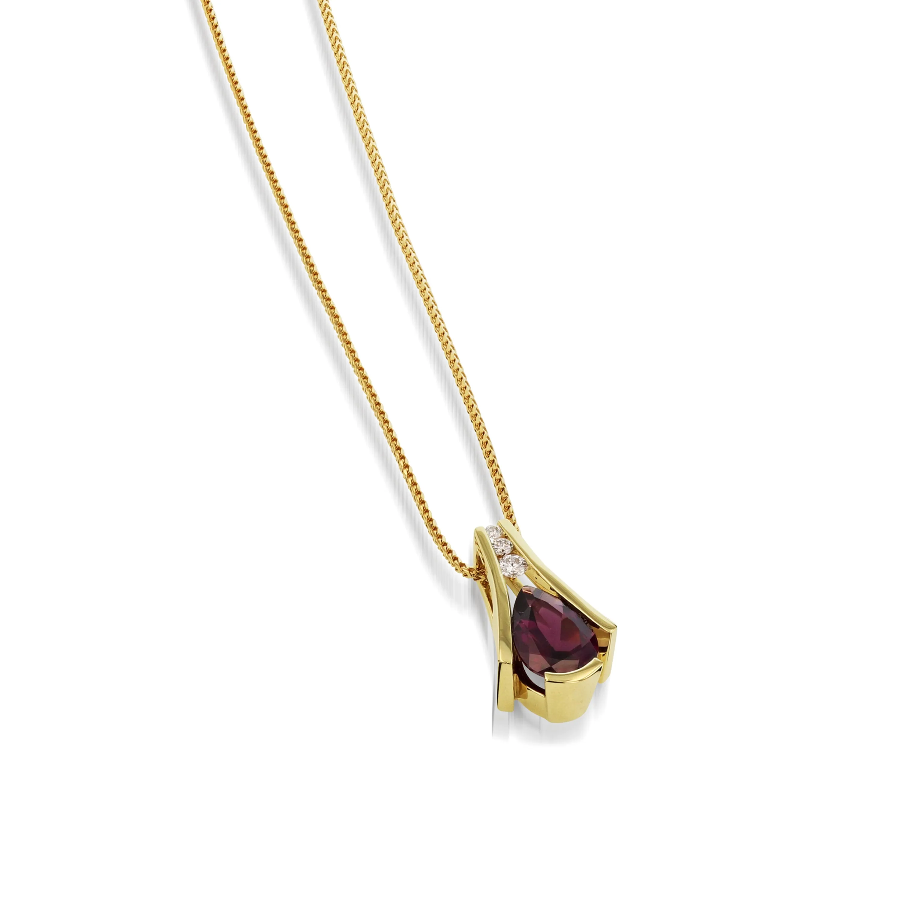 Venture Gemstone Pendant Necklace with Diamonds