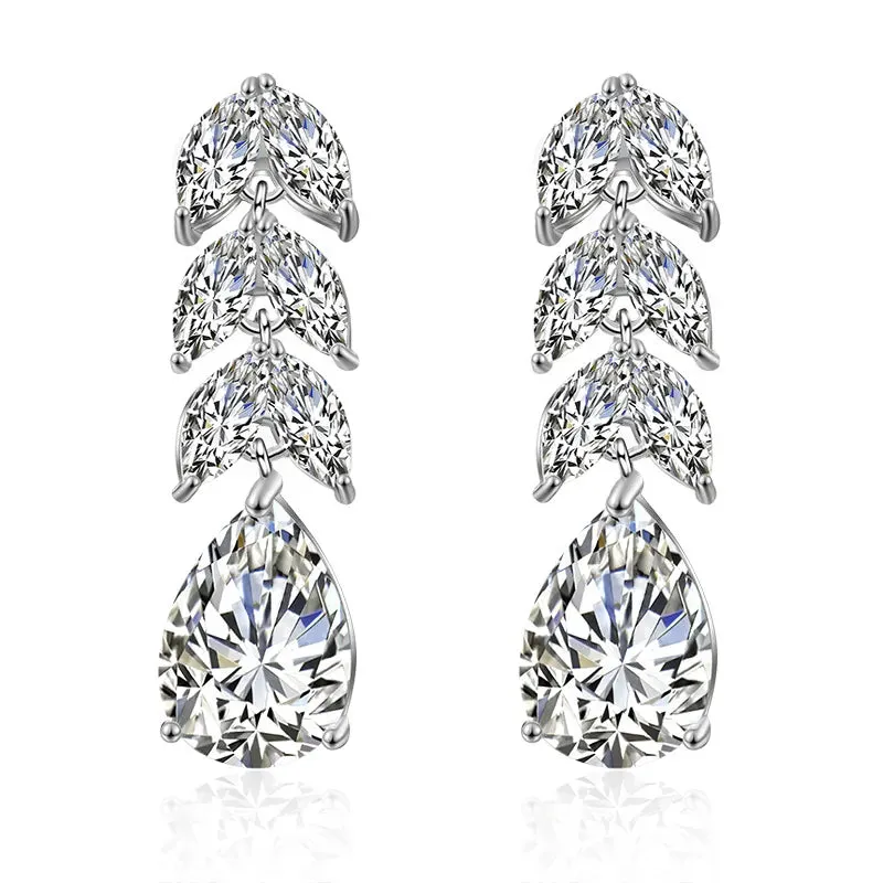 Water Drop Earrings | Cubic Zirconia  Earrings